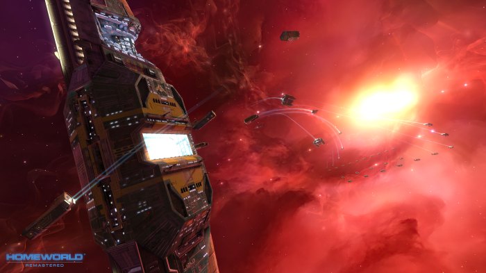 Homeworld remastered mothership looking game games ships pc space players patch collection pcgamesn